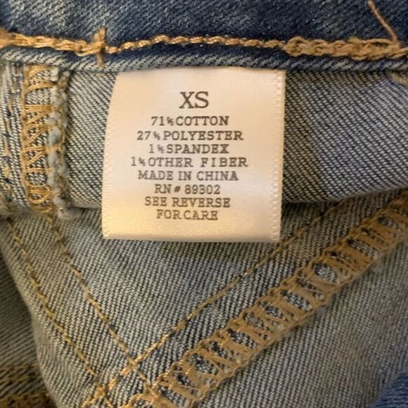 Altar’d State Women’s Denim Mini Jean Skirt, Size XS - Picture 7 of 7